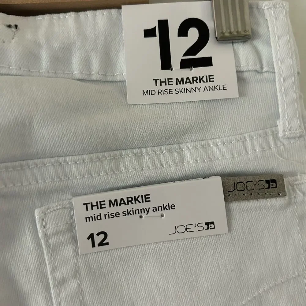 5/$25 Joe's Jeans Girl's The Markie Mid-Rise Skinny Ankle Distressed Jeans 12 - Picture 11 of 11